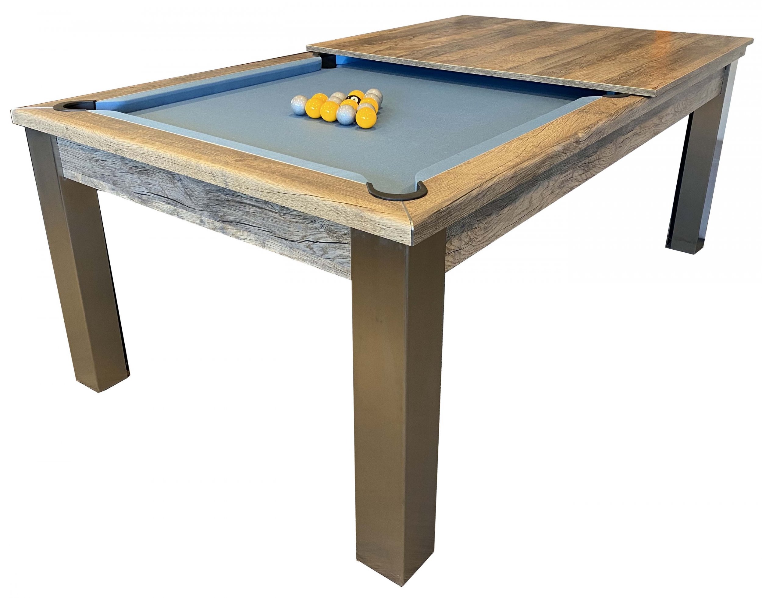 6ft slate bed pool dining table