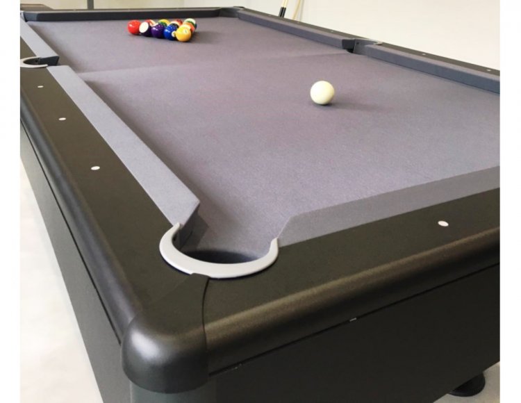 The Eliminator Pool Table 7ft ad 8ft; Black